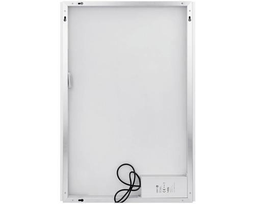 Zadná strana LED zrkadla s montážnymi otvormi