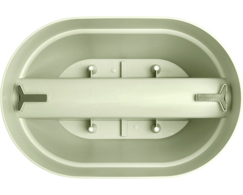 Oválny plastový kvetináč so zavlažovacím systémom