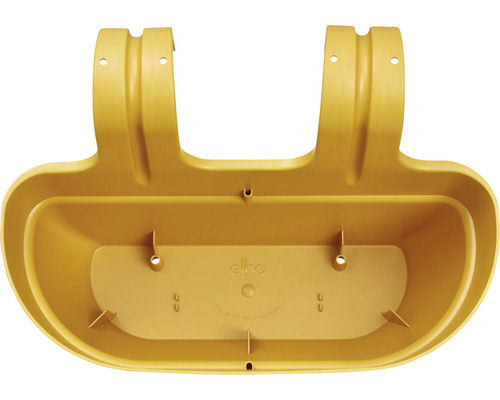 Žltý balkónový kvetináč elho na zavesenie