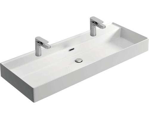 Umývadlo na dosku s dvomi batériami