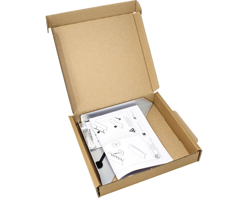 Otvorené balenie s montážnym držiakom a návodom