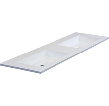 Dvojité umývadlo z liateho minerálu