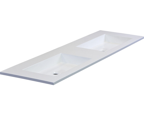 Dvojité umývadlo z liateho minerálu