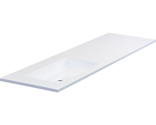 Doska umývadla s obdĺžnikovým umývadlom