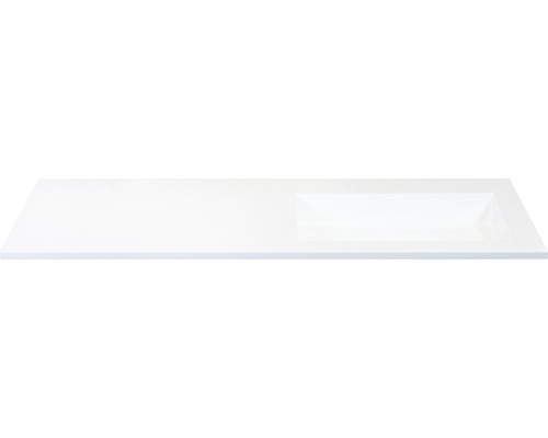 Doska umývadla s obdĺžnikovým výrezom pre umývadlo