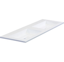 Dvojité umývadlo z liateho minerálu