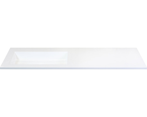 Doska umývadla s výrezom pre umývadlo