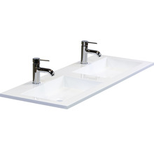 Dvojité umývadlo s dvoma batériami