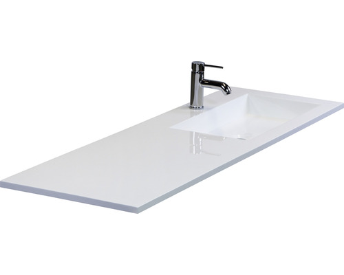 Umývadlová doska s umývadlom na dosku a batériou