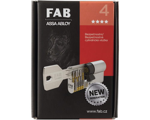 Balenie bezpečnostnej cylindrickej vložky FAB ASSA ABLOY
