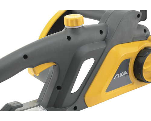 Detail elektrickej reťazovej píly Stiga