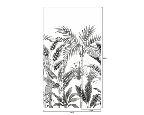 Vliesová tapeta s rastlinným vzorom