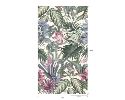 Tapeta s motívom rastlín džungle