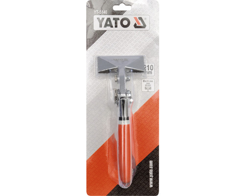 Škrabka na sklo Yato s oranžovou rukoväťou v balení