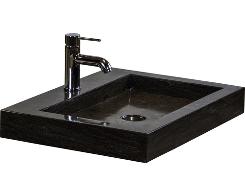 Granitové umývadlo na dosku s vodovodnou batériou