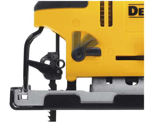 Detailný pohľad na priamočiaru pílu s nastavením orbitálneho pohybu