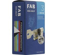 Bezpečnostná cylindrická vložka FAB 3.02/DKmNs 45+50, 5 kľúčov, N921B21545.1100-thumb-4