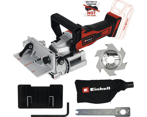 Akumulátorová drážkovacia fréza Einhell s príslušenstvom, akumulátor a nabíjačka nie sú súčasťou dodávky