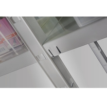 Kovový regál rozširovací Schulte 4552-W 2300x2400x500 mm, 12 políc, nosnosť 1020 kg, biely
