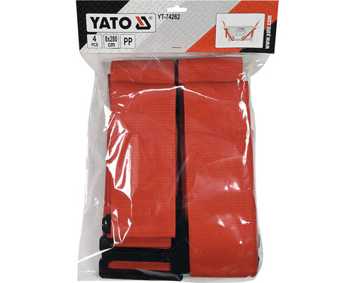 Logo Yato Súprava popruhov, 4 kusy, každý 8 x 280 cm