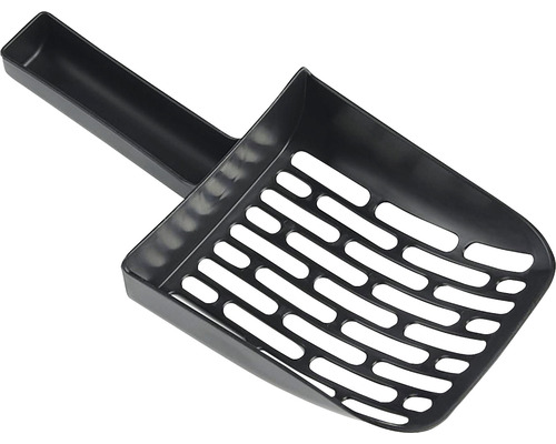 Plastová lopatka na mačací záchod s otvormi