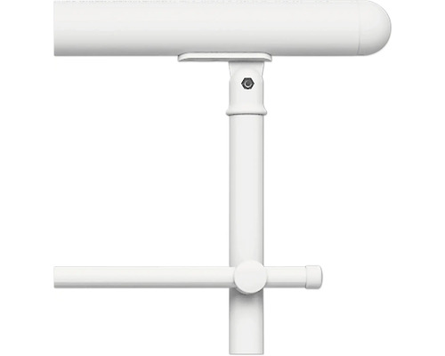 Detail kovového schodiskového zábradlia