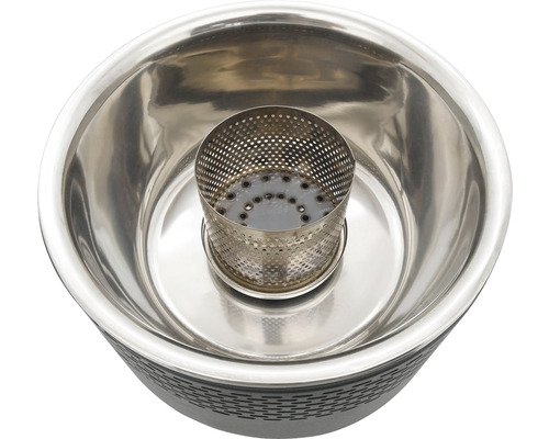 Nerezová kvetinová nádoba s vložkou