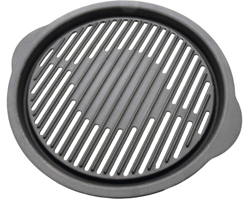 Grilovacia doska z kovu s ryhovaným povrchom