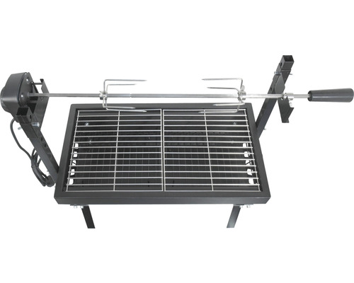 Gril s ražňom a motorom