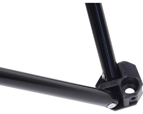 Detail rámu z kovu a plastu