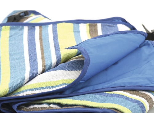 Pruhovaná pikniková deka s vodotesnou spodnou stranou