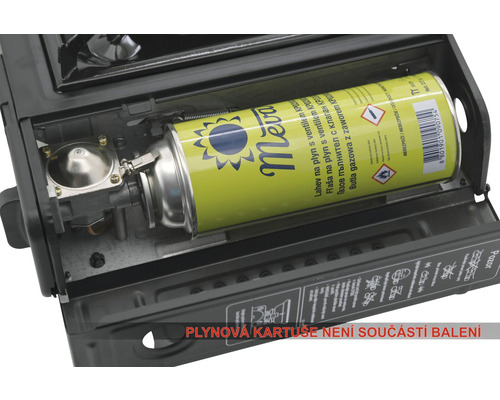 Kempingový varič s plynovou kartušou