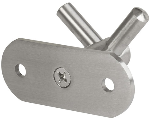 Kovový dvojitý hák na montáž na stenu