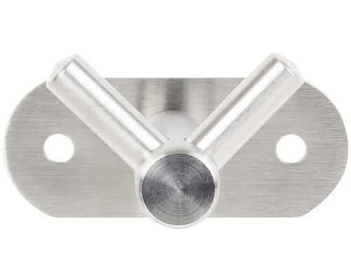 Dvojitý nástenný hák z kovu