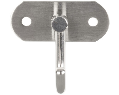 Jeden kovový vešiak na oblečenie na montáž na stenu