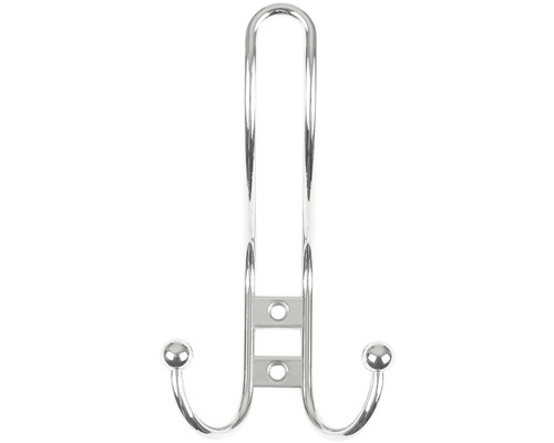 Dvojitý kovový vešiak na stenu