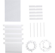 Náhradné diely pre žalúzie, vrátane lamiel, ovládacích tyčí a ovládacích šnúr