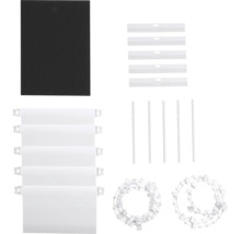 Náhradné diely pre vertikálne žalúzie, vrátane lamiel, spojovacích dielov, retiazok a závaží