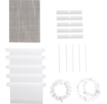 Lamely vertikálnych žalúzií s príslušenstvom