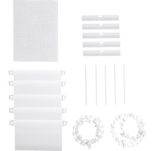 Príslušenstvo pre lamelové žalúzie, vrátane závaží, spojovacích retiazok a otočných tyčí