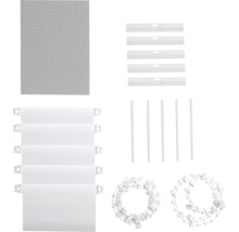 Sada príslušenstva pre lamelové žalúzie s montážnym príslušenstvom