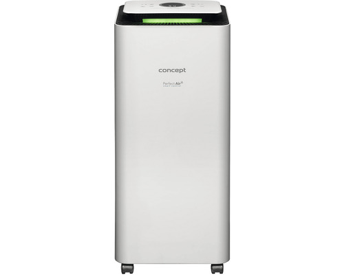 Čistička vzduchu s kolieskami a logom Concept