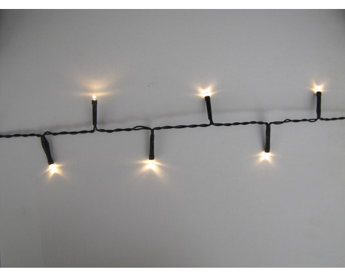 Svetelná reťaz s niekoľkými teplými bielymi LED