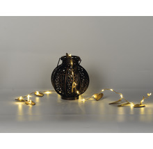 Dekoratívna lampáš s svetelnou reťazou v tvare srdca