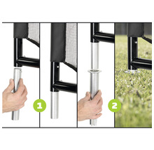 Montážny návod pre trampolínovú bezpečnostnú sieť