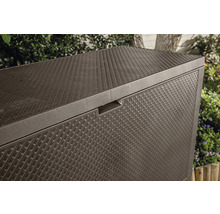 Plastová záhradná truhlica na vonkajšie použitie