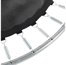 Detail trampolíny s pružinami a rámom