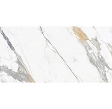 Dlažba imitácia mramoru Carara Gold 60 x 120 cm