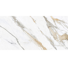 Dlažba imitácia mramoru Carara Gold 60 x 120 cm