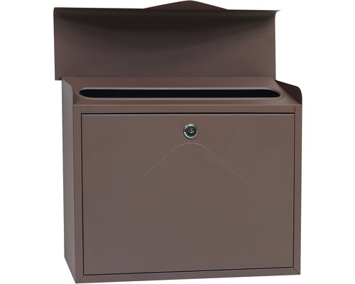 Poštová schránka so zámkom a otvorom na vkladanie